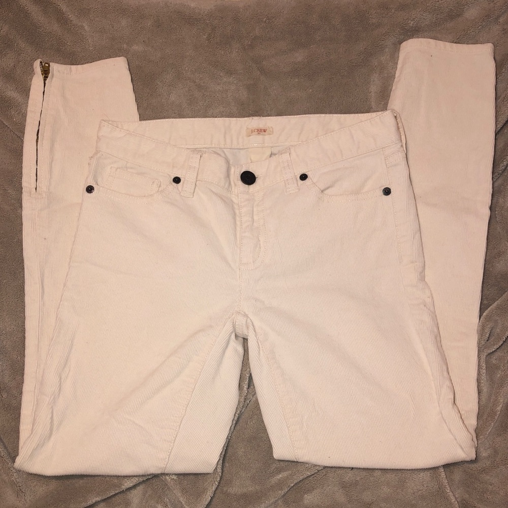 J.Crew Toothpick Ankle Zip Corduroy